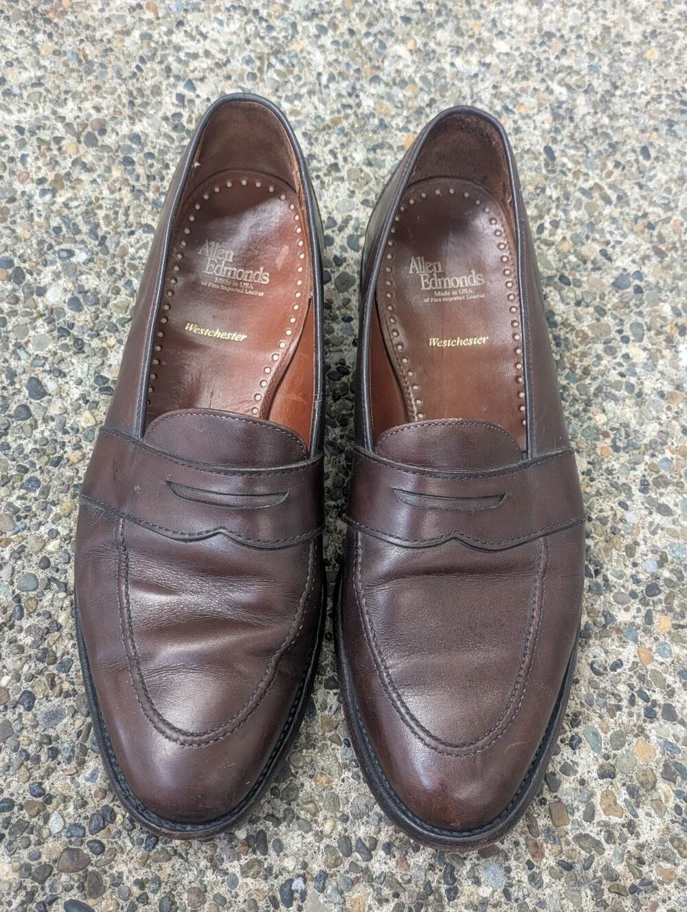 Allen Edmonds Westchester Brown Leather Loafer